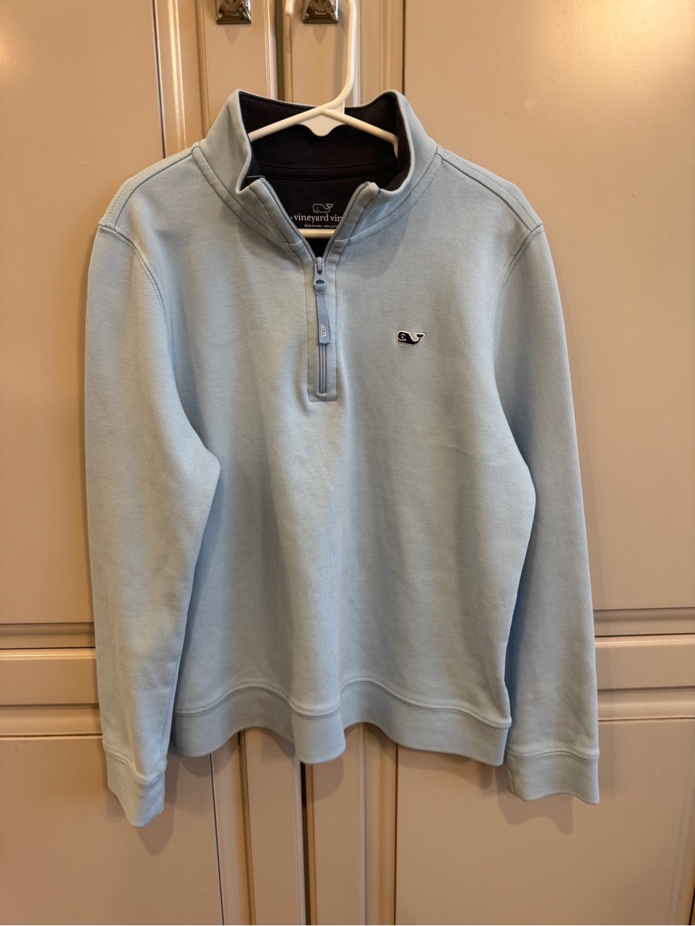 Vineyard Vines Boys Light Blue Quarter-Zip Pullover 7